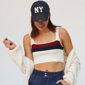 NWOT Kule Striped Sweater Tank